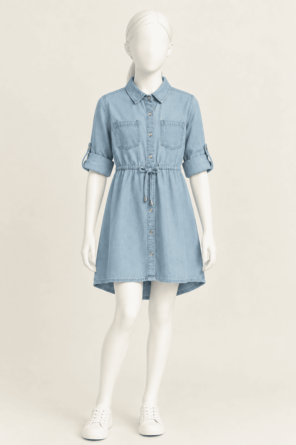 Denim Pinafore Dress