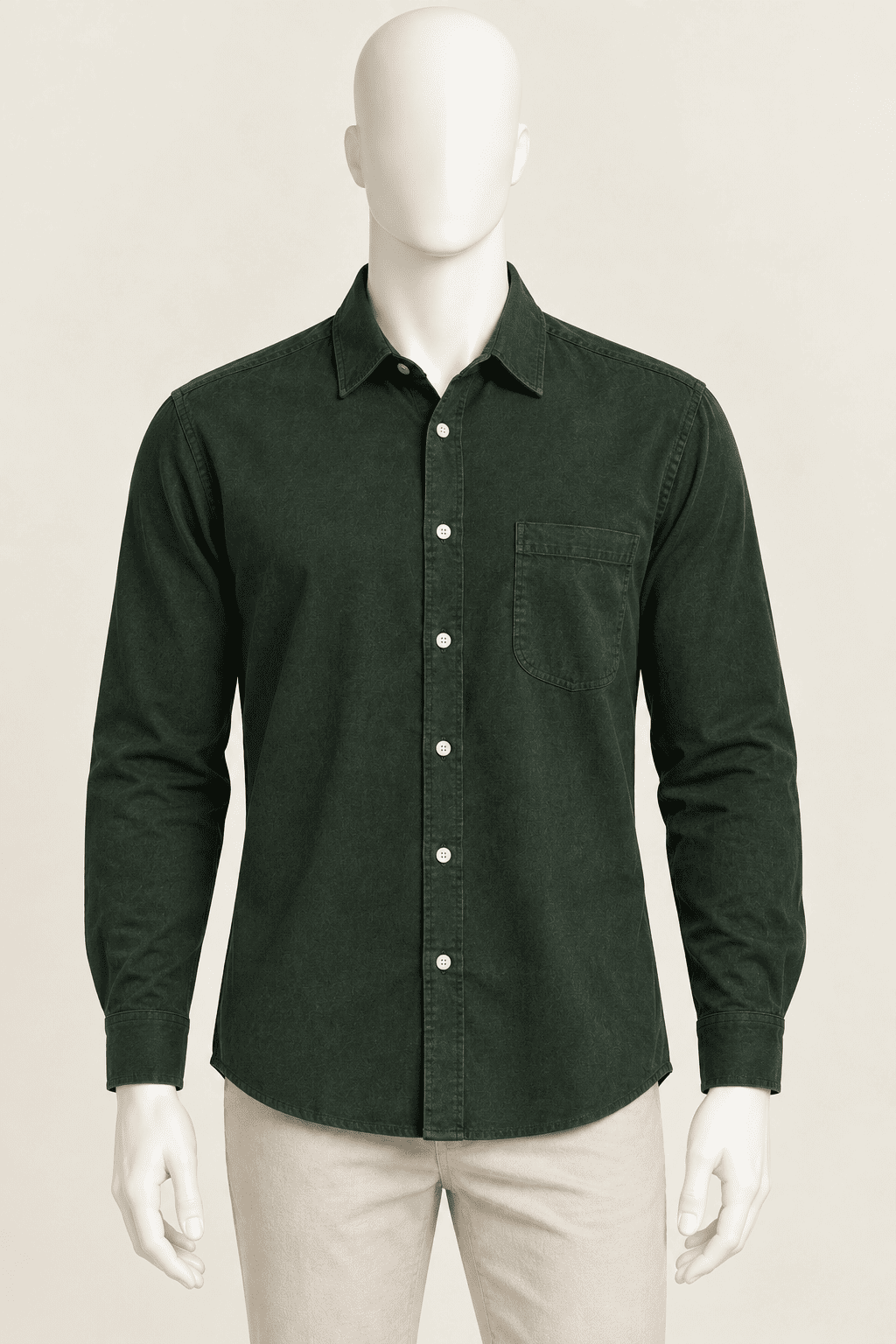 Spread Collar Formal Shirt